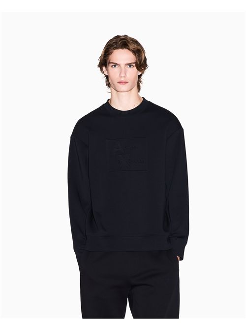 Felpa con logo in rilievo ARMANI EXCHANGE | XM001371AF13047/UC001